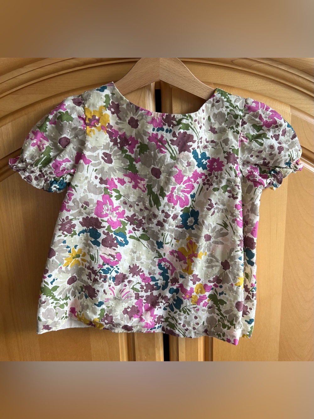 Bonpoint floral fall blouse 4T